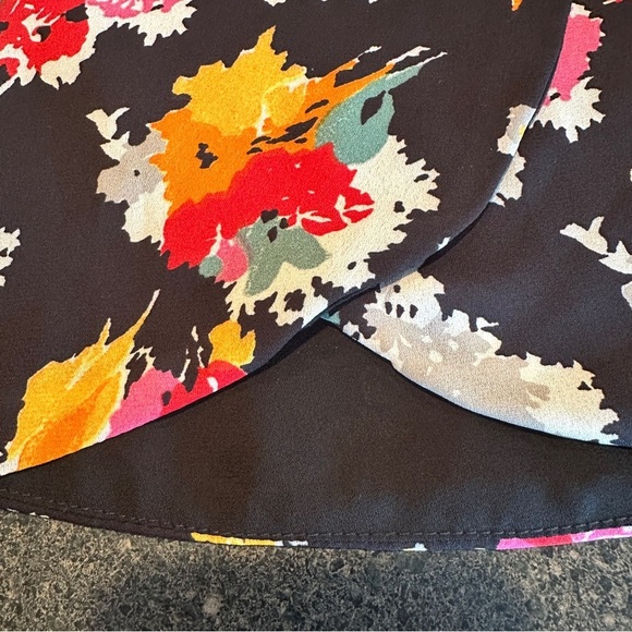 Zara multicolor wrap blouse, Trafaluc Collection, size small, spring, floral - Picture 8 of 9